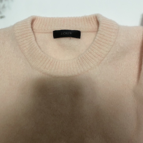 J Crew  harold blush pink 100% Merino Wool sweater size Small - Picture 4 of 6